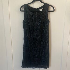 Charlotte Russe Black Sequin Mini Dress
